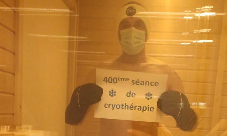 400ème séance de cryothérapie !