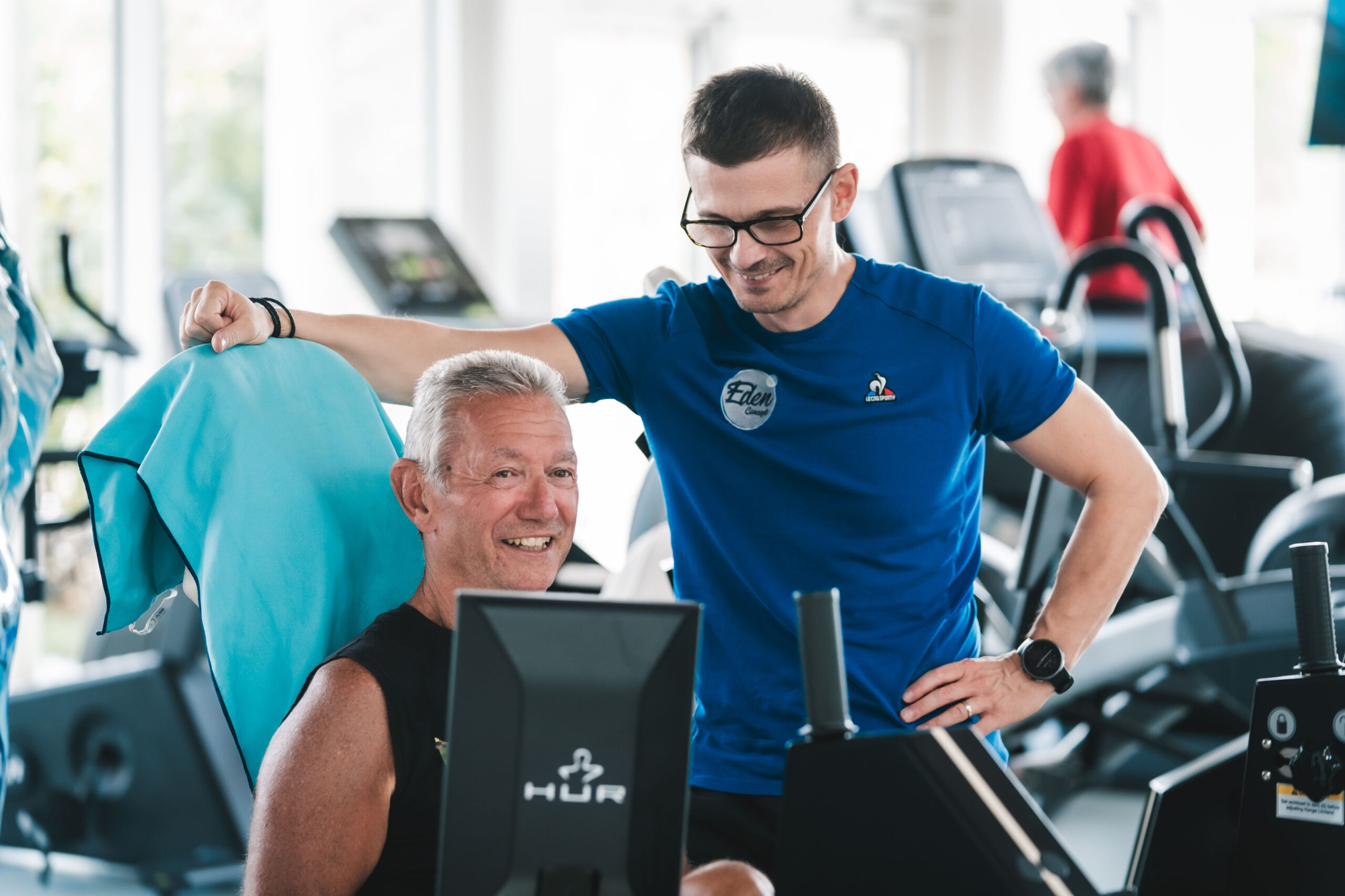 Senior et coach a Eden concept