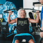 Photo d'un adhérent Eden Concept Sainte Foy lès Lyon dans une salle de sport