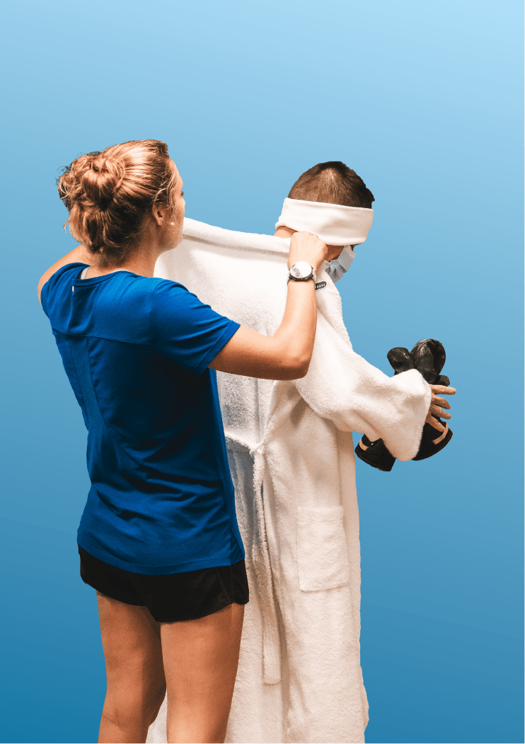 Photo d'une séance de cryothérapie chez Eden Concept